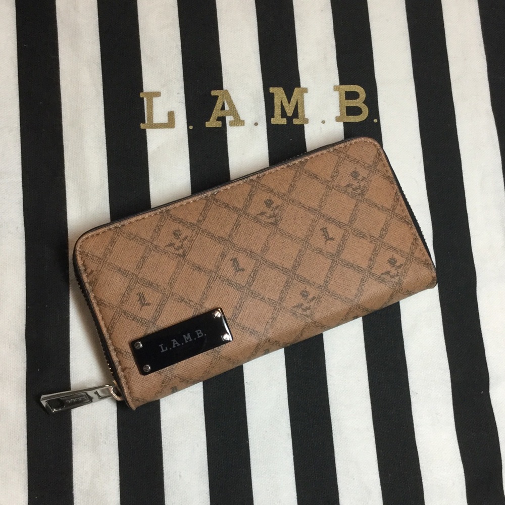 L.A.M.B. Saddle Zip Wallet